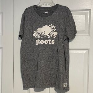 Roots Charcoal Heather Tee